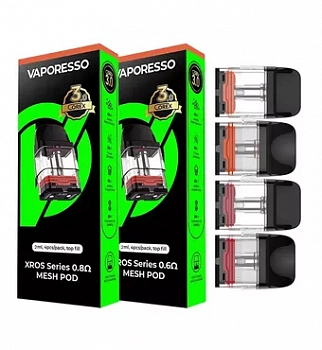 Картридж Vaporesso XROS COREX 3 0.8ohm Top Filling 3мл 1шт/4уп